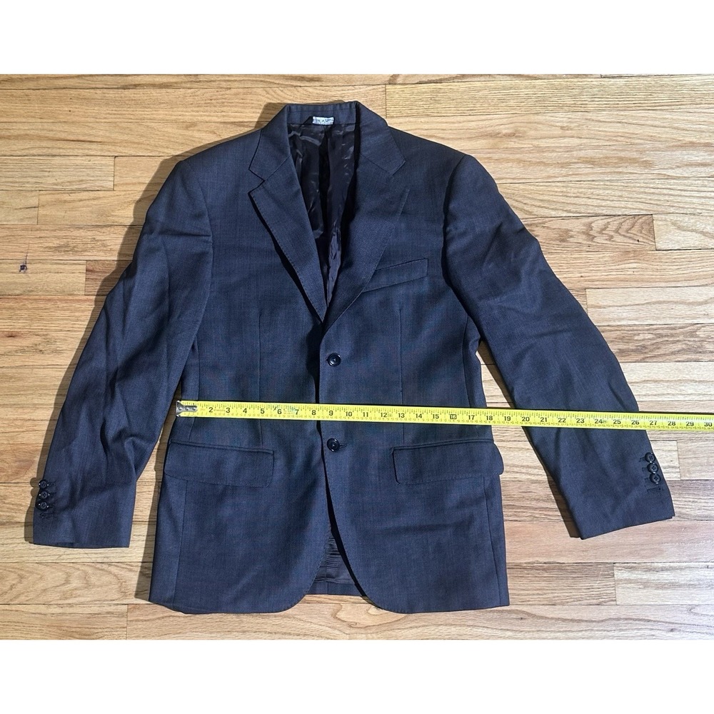 Piattelli x Reda Italian Wool Sport Coat Blazer - Dark Gray Corporate Indie
